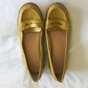 Old Navy, mustard yellow flats